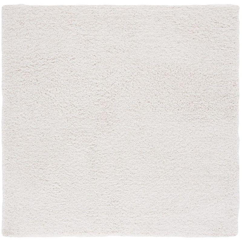 Classic Shag Ultra SG240 Hand Tufted Indoor Area Rug - White - 9'x9' - Safavieh