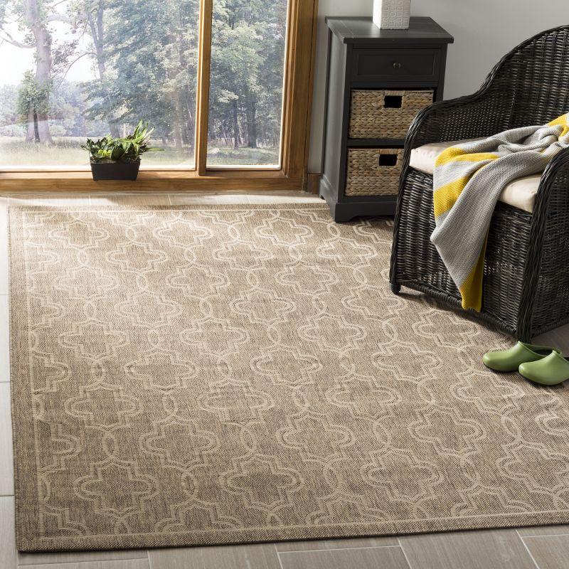 Martha Stewart Collection - MSR4274 - Indoor Power Loomed Area Rugs - Brown/Beige - 5'3"x7'7"