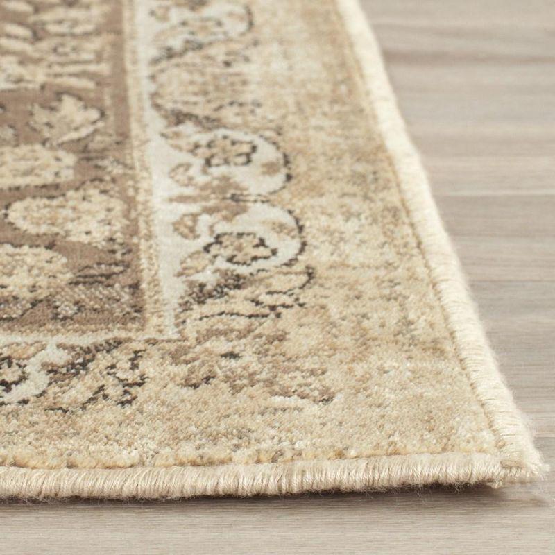 Heirloom Warm Beige 10' x 14' Hand-Knotted Wool & Viscose Area Rug