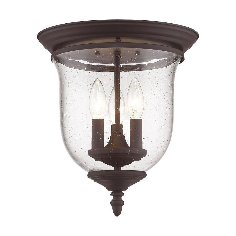 Livex Lighting Legacy 3 - Light Flush Mount in  Bronze