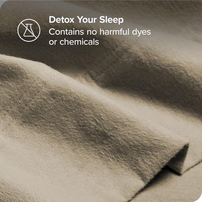 Bare Home Organic 100% Cotton Flannel Sheet Set