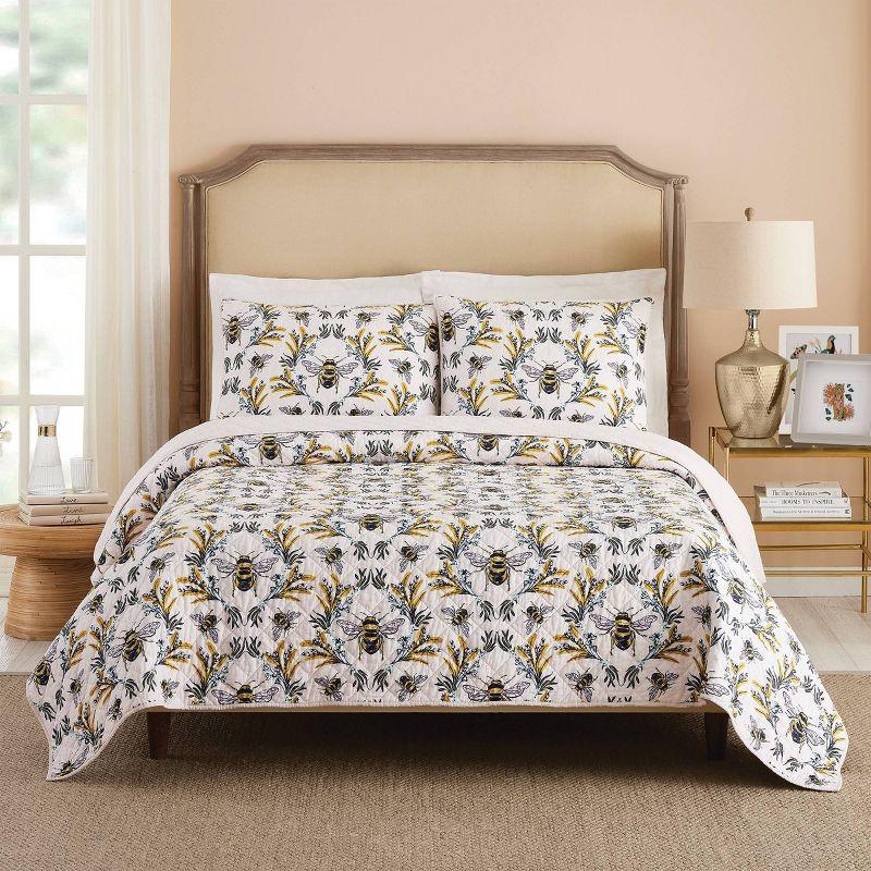 Reversible 100% Cotton Quilt Set