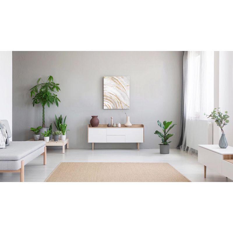 Masterpiece Art Gallery (Set of 2) 12"x24" Chaos 1 and 2 by Dan Houston Canvas Art Prints: Modern Unframed Vertical Decor