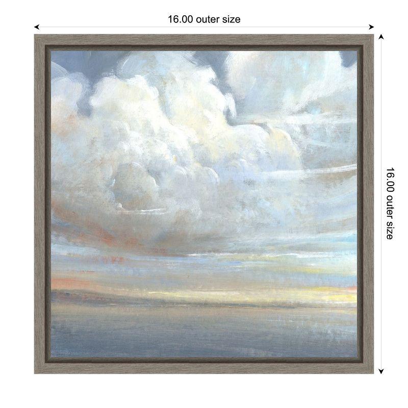 Amanti Art Passing Storm Clouds II by Tim O'Toole Canvas Wall Art Print Framed 16 x 16-in.