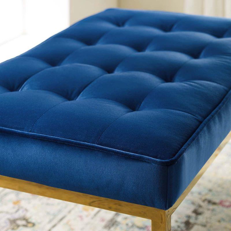 Modway Loft Tufted Vegan Leather Bench by Modway