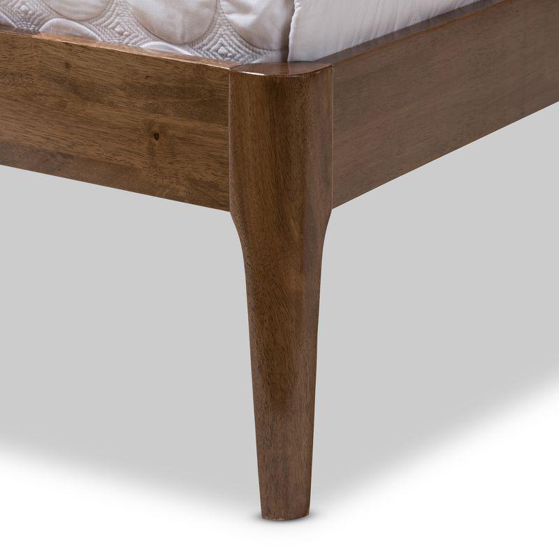 Jupiter Mid Tufted Platform Bed Gray - Baxton Studio