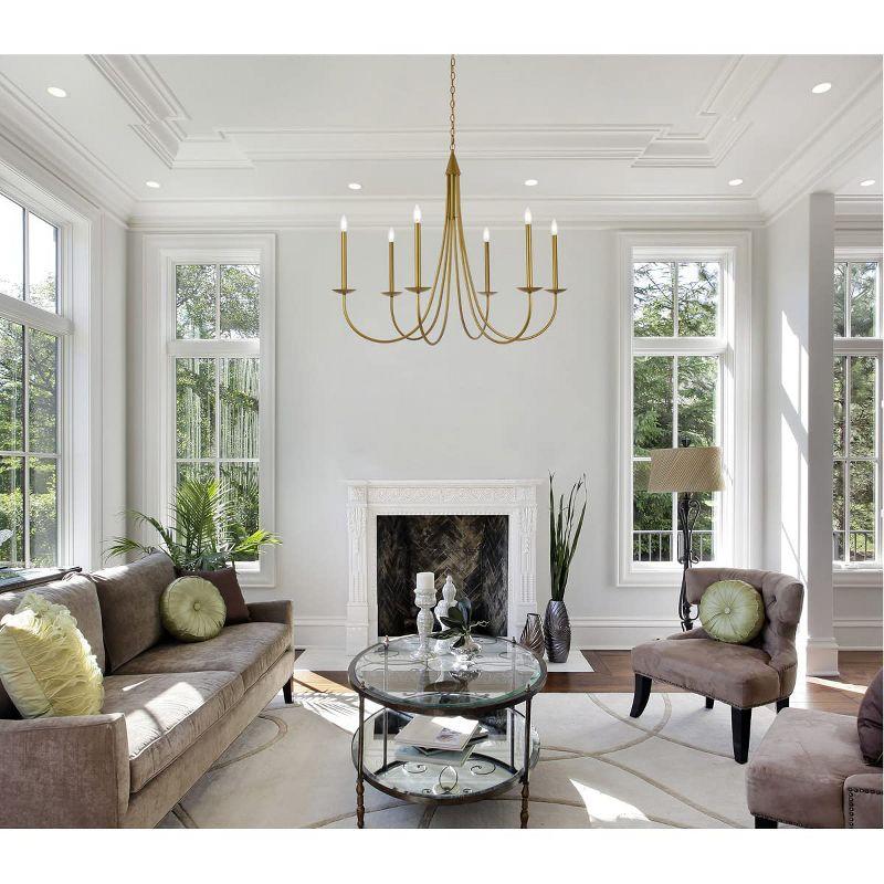 Elegant Lighting Cohen 42 inch pendant in brass