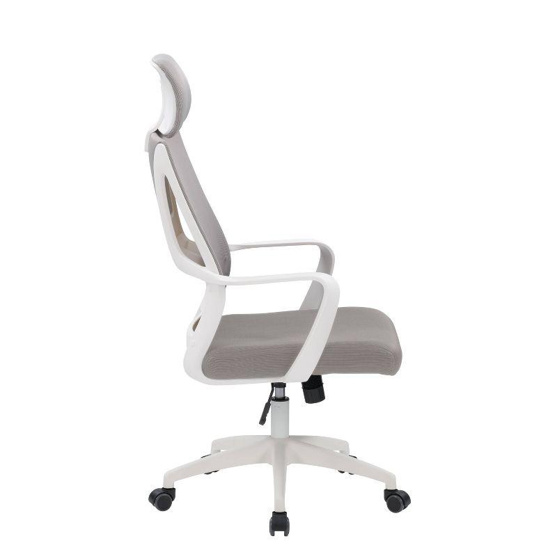 Ergonomic Swivel Mesh Office Chair with Lumbar Support - Gray