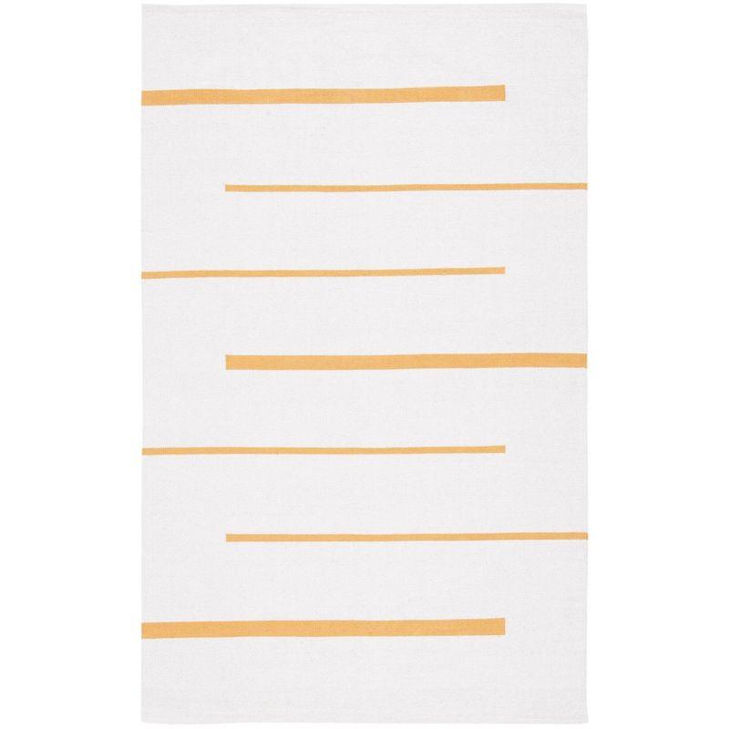 Montauk MTK311 Hand Woven Indoor Area Rug - Ivory/Gold - 5'x8' - Safavieh