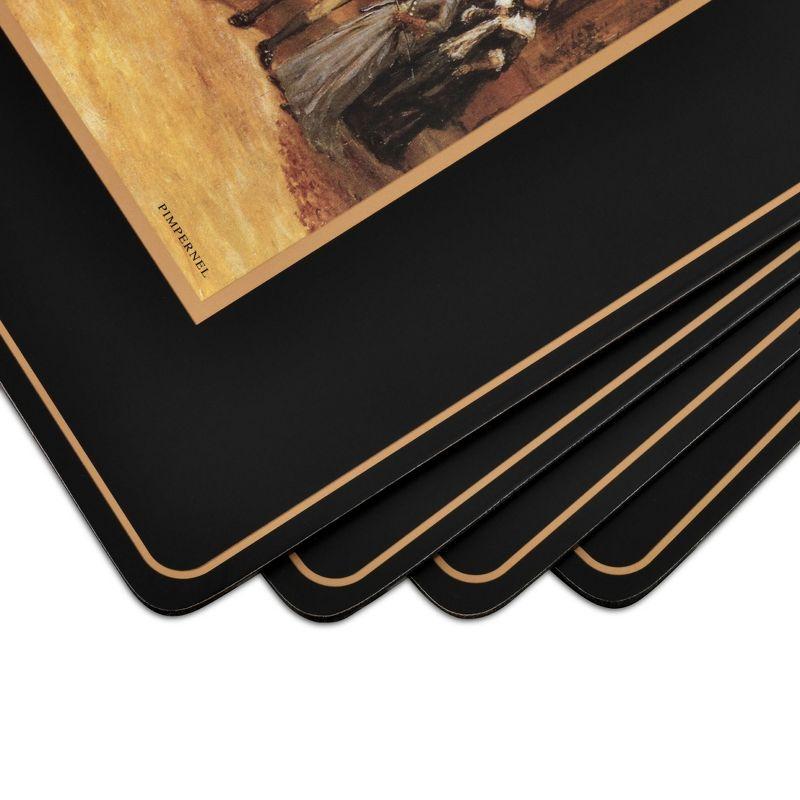 Pimpernel Tally Ho Placemats Set of 4 - 15.7 x 11.7 Inch