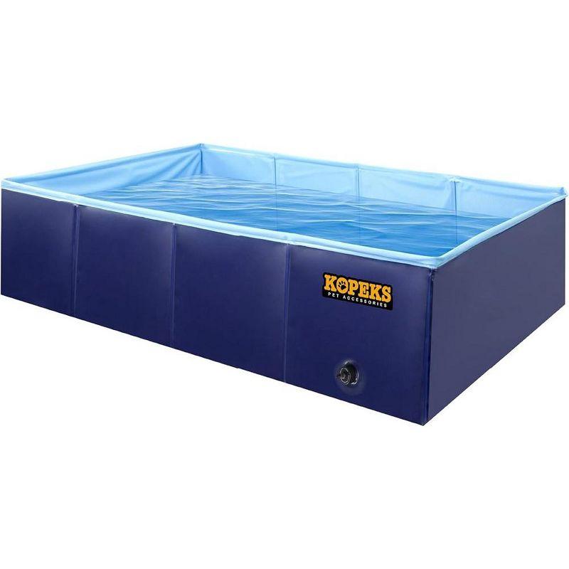 KOPEKS Portable Pool - Square - Blue - Medium