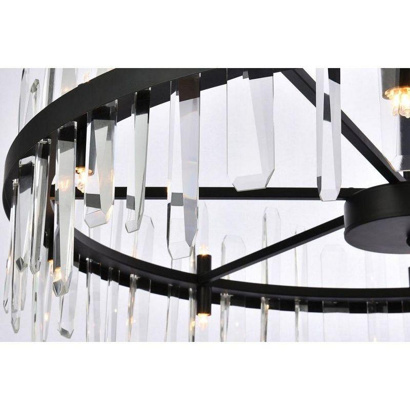 Elegant Lighting Serena 16 - Light Chandelier in  Black