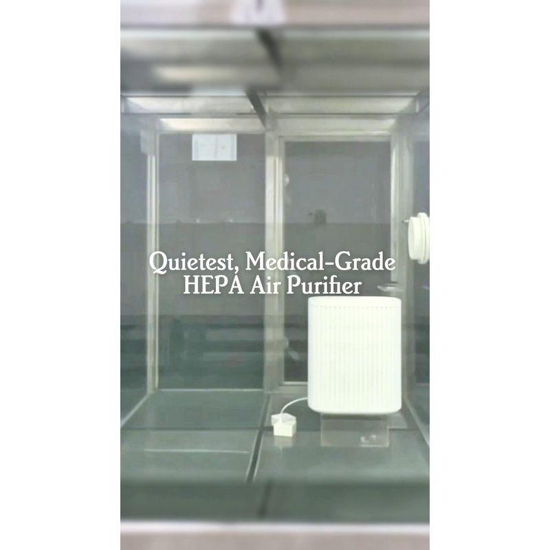 Windmill Windmill Smart Air Purifier for Home – Beautiful Modern Design – 3 in 1 with Medical Grade HEPA Activated Carbon Filter and Pre Filter – Quiet with White Noise Mode – Laser Sensor – Covers up to 1950 sq ft – Great for Smoke Dust Pets and Allergies