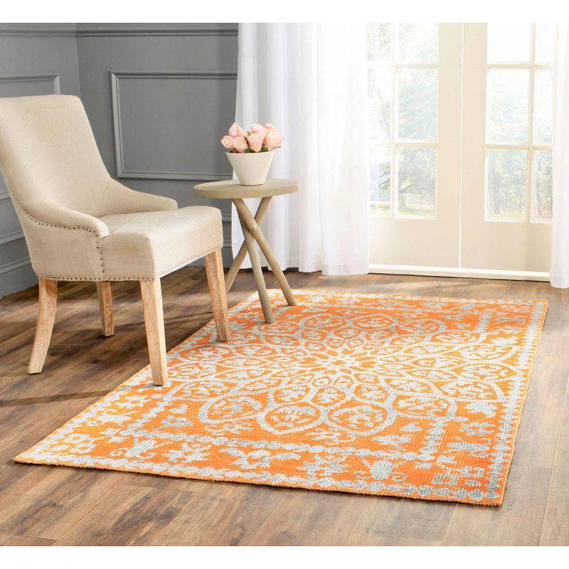 Stone Wash STW207 Hand Knotted Indoor Area Rug - Copper - 5'x8' - Safavieh.
