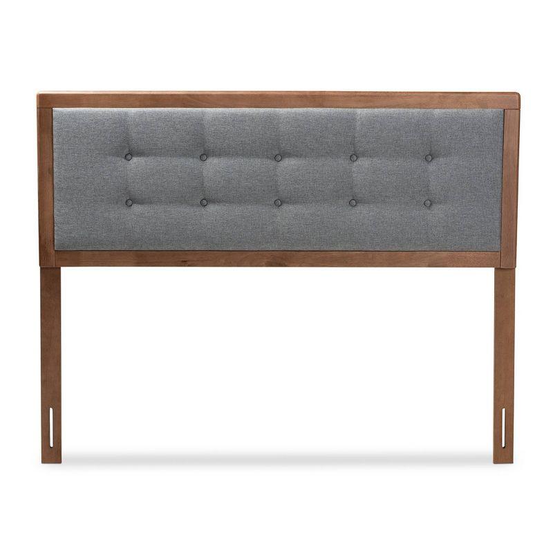 Sarine Walnut Finished Wood Headboard - Baxton Studio