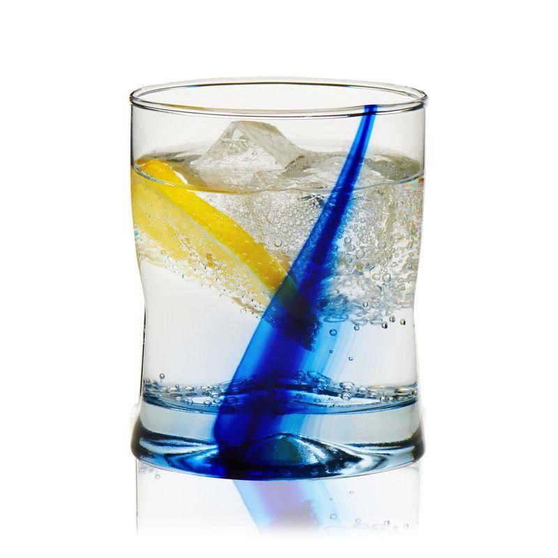 Blue Ribbon Libbey Impressions Rocks Glasses (Set of 8)