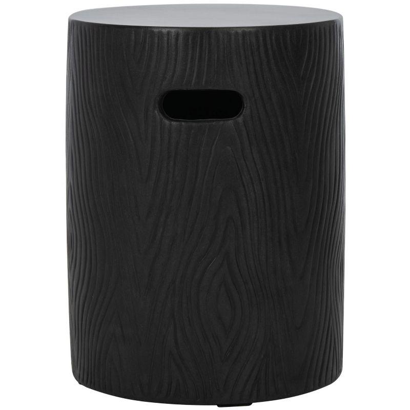 Trunk Accent Stool - Indoor/Outdoor - VNN1004 - Black - Safavieh