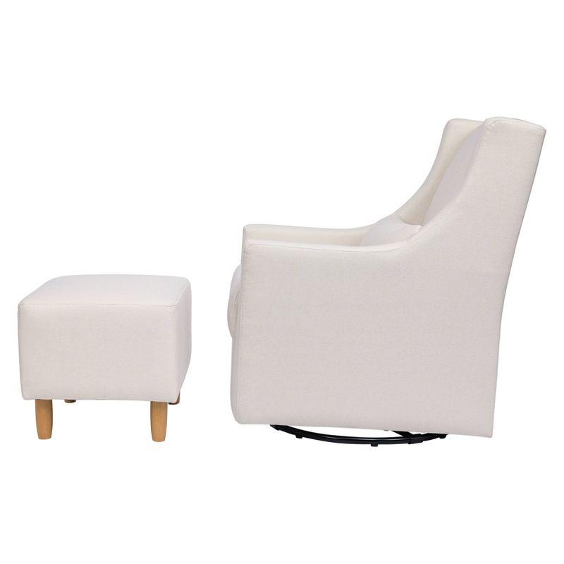 Toco Swivel Glider with Ottoman Set