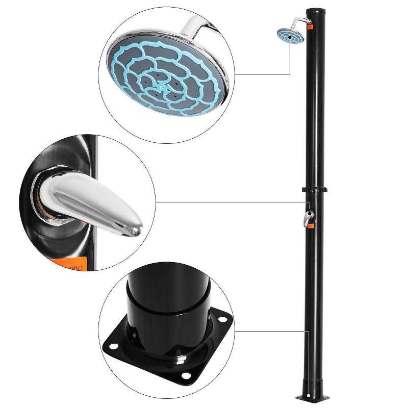Costway Poolside Free Standing Outdoor Shower