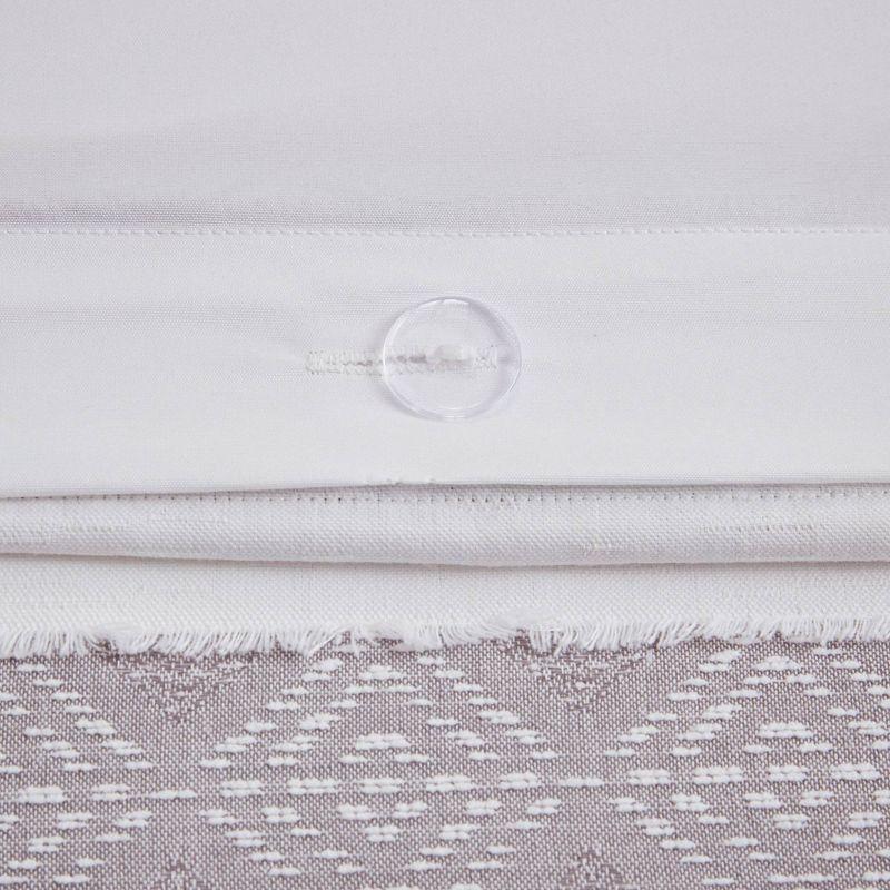 510 Design Langley 3 Piece Clipped Jacquard Duvet Cover Set
