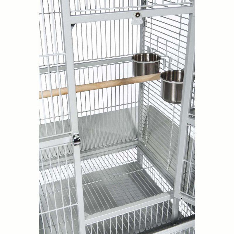 Prevue Pet Products Wrought Iron Select Bird Cage Pewter Hammerstone 3151BLK