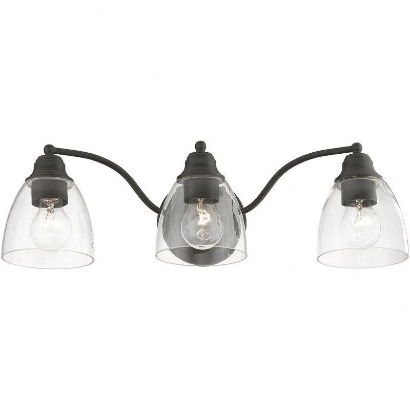 Livex Lighting Montgomery 3 - Light Vanity in  Black