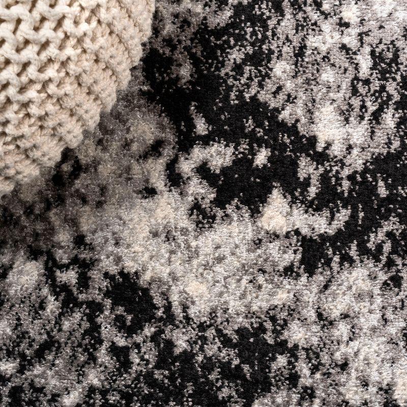 3'x5' Dune Modern Abstract Area Rug, Cream/Gray - JONATHAN Y