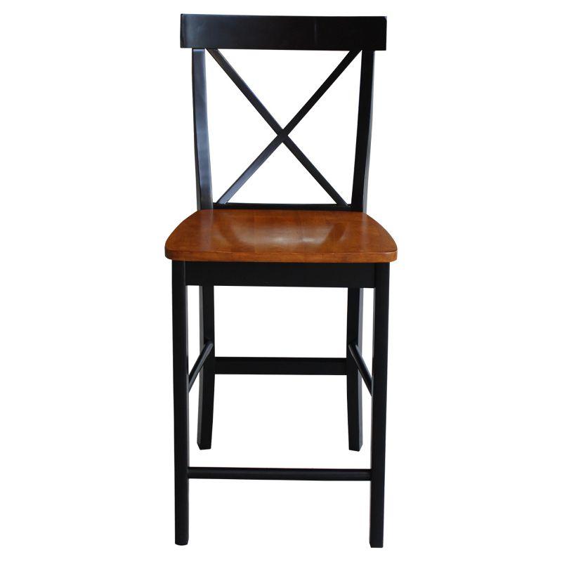 24" Martha X Back Counter Height Barstool - International Concepts