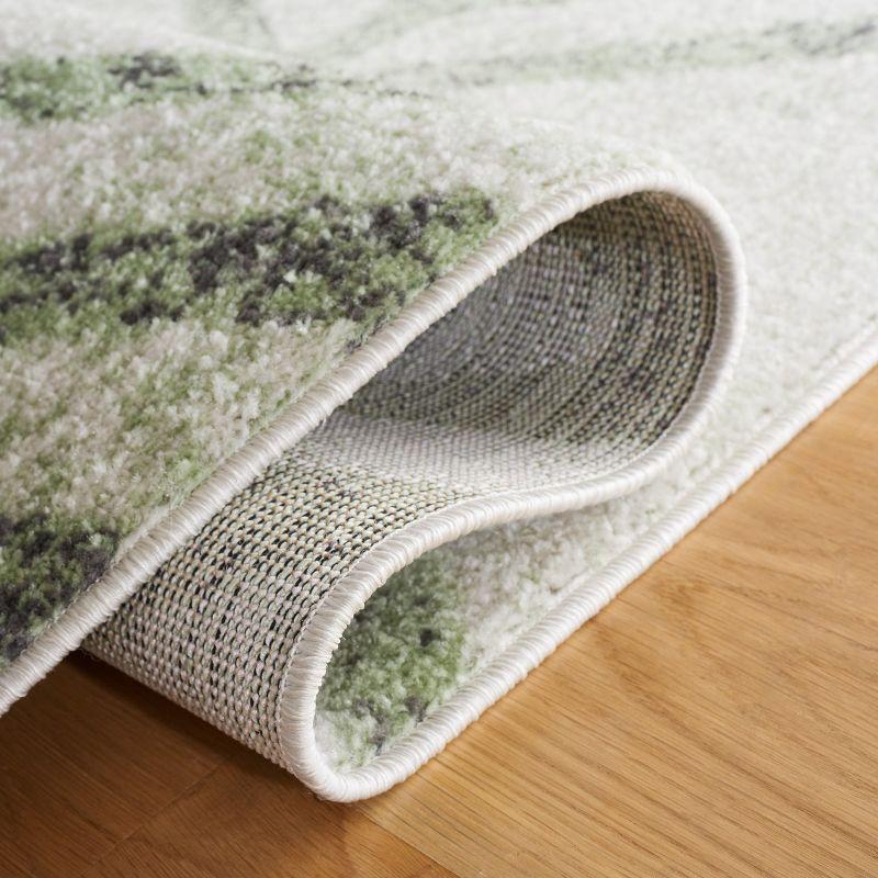 Adirondack ADR253 Machine Made Indoor Area Rug - Ivory/Sage - 6'x9' - Safavieh