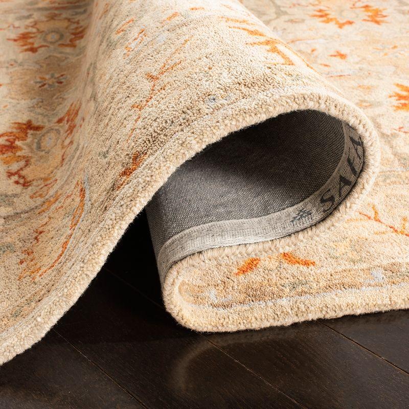 Antiquity AT63 Hand Tufted Runner Rug - Beige/Multi - 2'3"x8' - Safavieh.