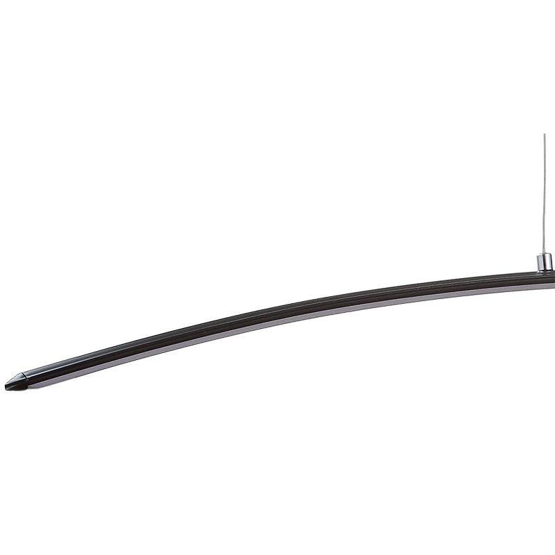 JONATHAN Y Roxanna 41.5" Dimmable Adjustable Integrated LED Metal Linear Pendant, Black