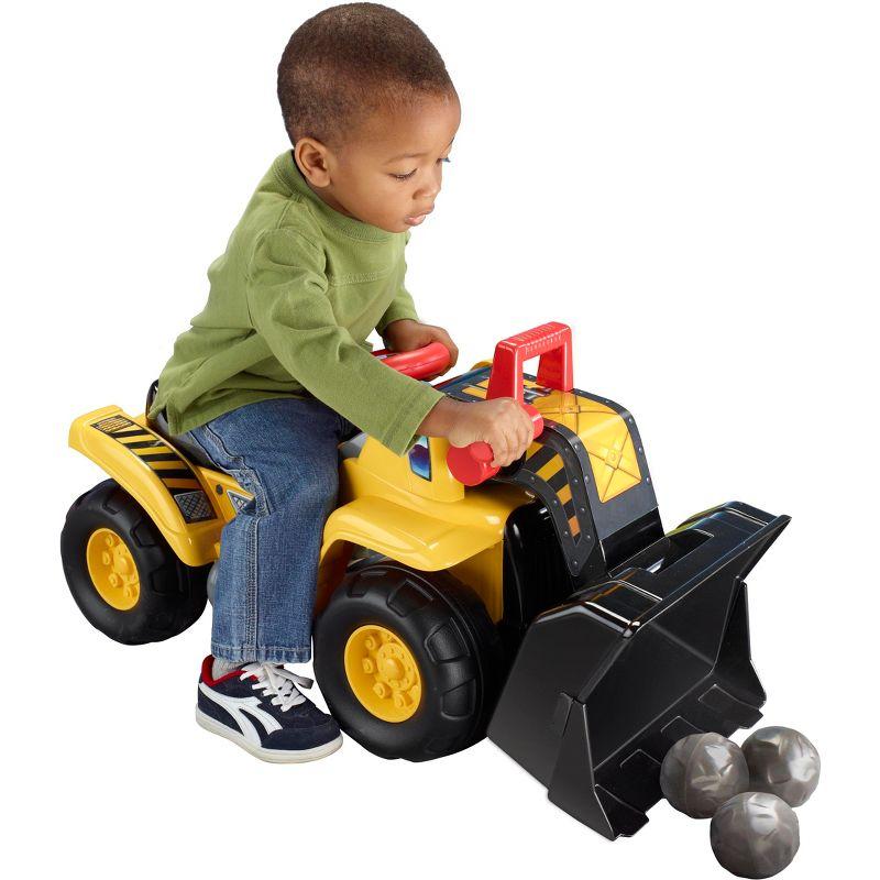 Fisher-Price Big Action Load N Go Ride-On with Lights, Sounds, Storage and Walking Bar