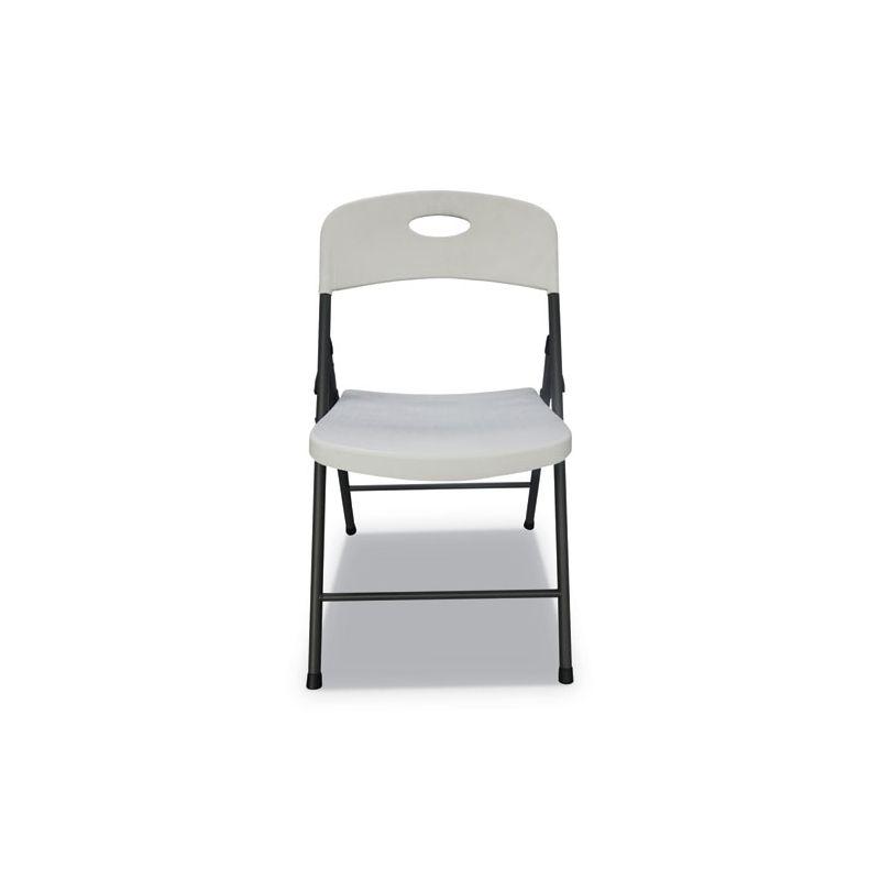 Plastic / Resin Stackable Folding Chair Folding Chair Set (Set of 4)