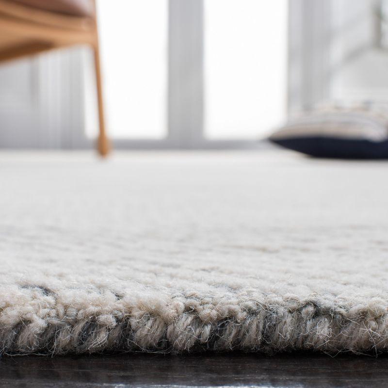 Metro MET999 Hand Tufted Indoor Accent Rug - Dark Grey/Ivory - 3'x5' - Safavieh