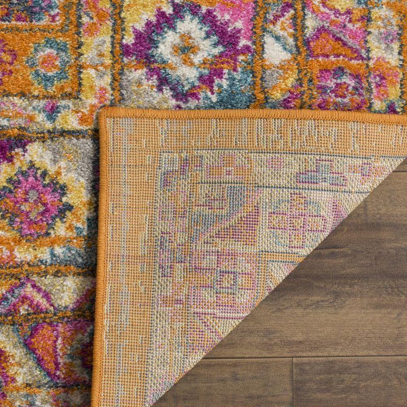 Madison MAD133 Power Loomed Indoor Area Rug - Orange/Fuchsia - 5'1"x7'6" - Safavieh