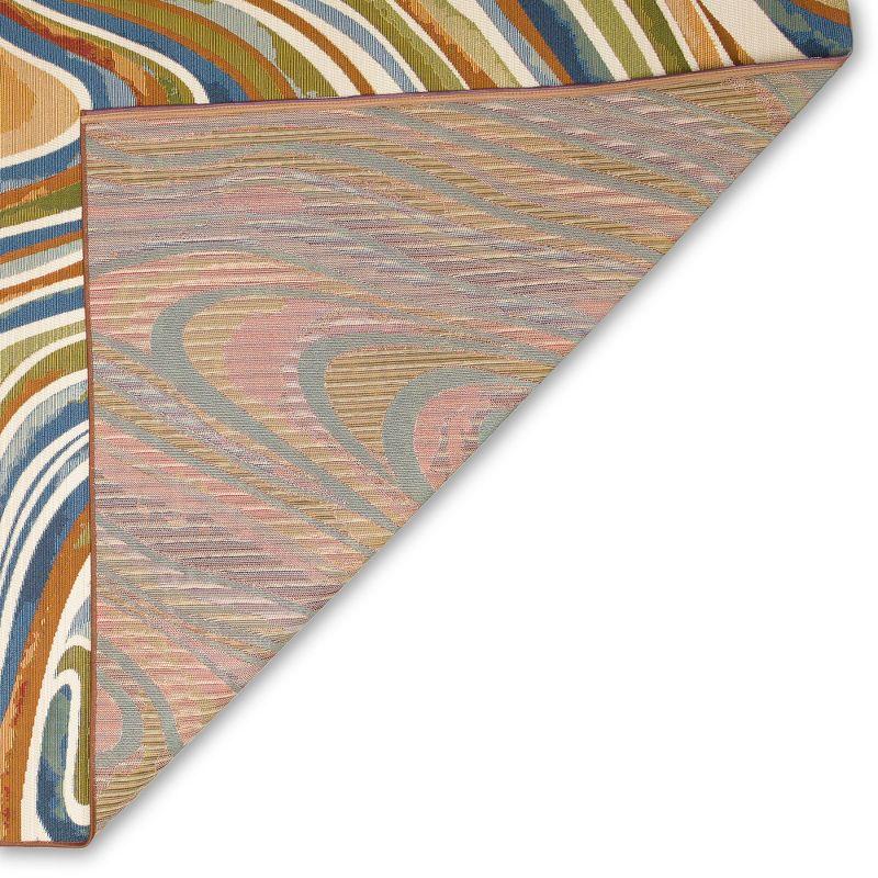 Liora Manne Marina Tides Indoor/Outdoor Rug Multi 3'3" x 4'11"