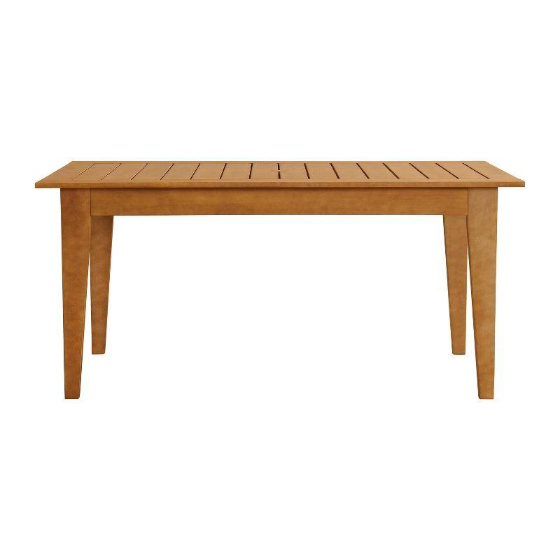 Barton Natural Eucalyptus Wood Outdoor Dining Table