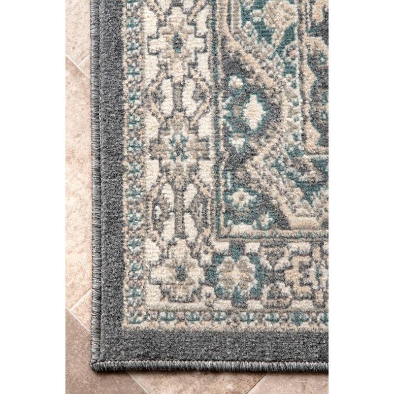 nuLOOM Becca Traditional Tiled Transitional Geometric Area Rug for Living Room Bedroom Dining Room Kitchen