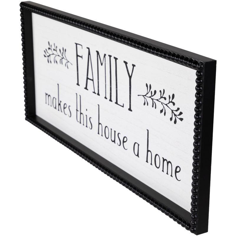 Northlight Seasonal Family Makes This House A Home Framed Wall Art - 23.75"