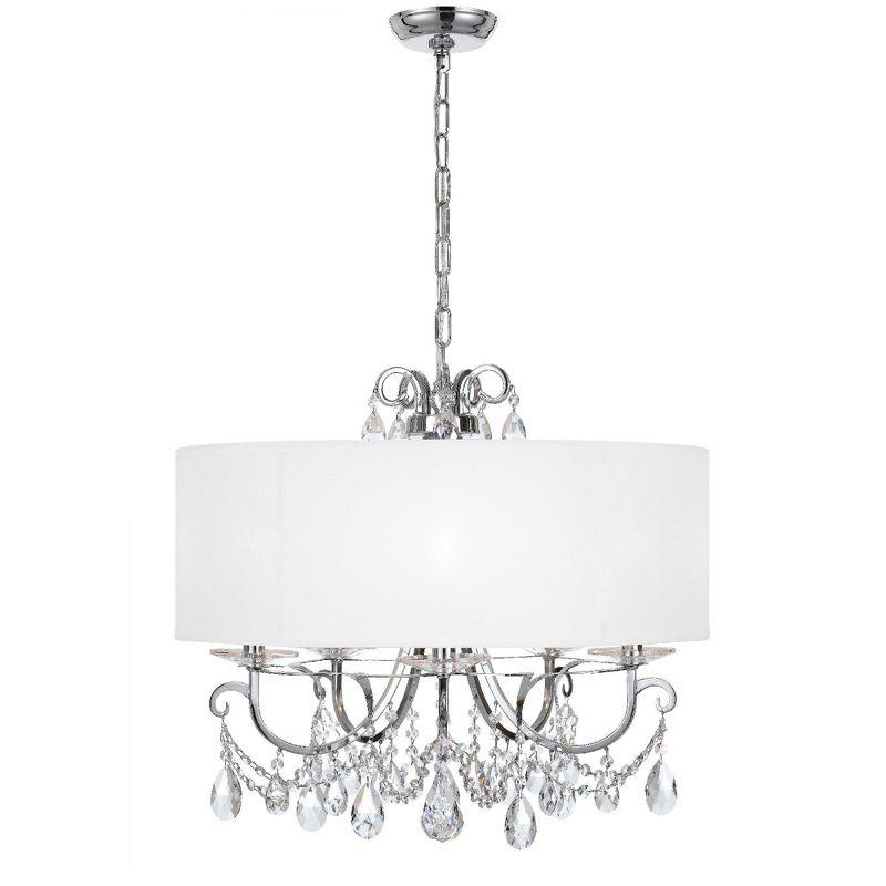Crystorama Lighting Othello 5 - Light Chandelier in  Polished Chrome