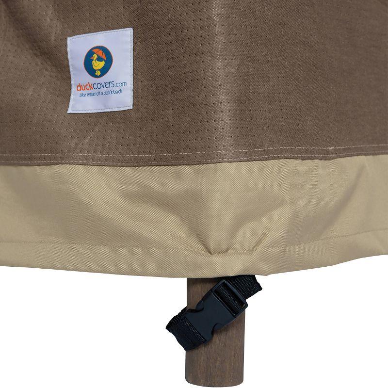 Duck Covers 38" Brown Elegant Waterproof Patio Chair Cover