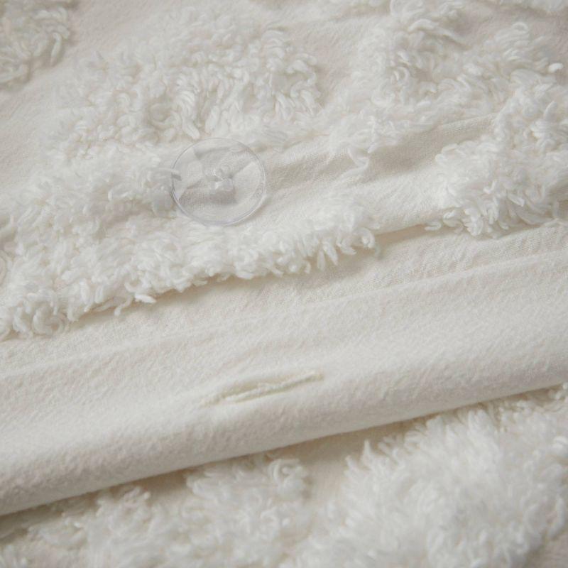 Madison Park Viola Tufted Cotton Chenille Damask 3 Piece Duvet Set & Reviews | Wayfair