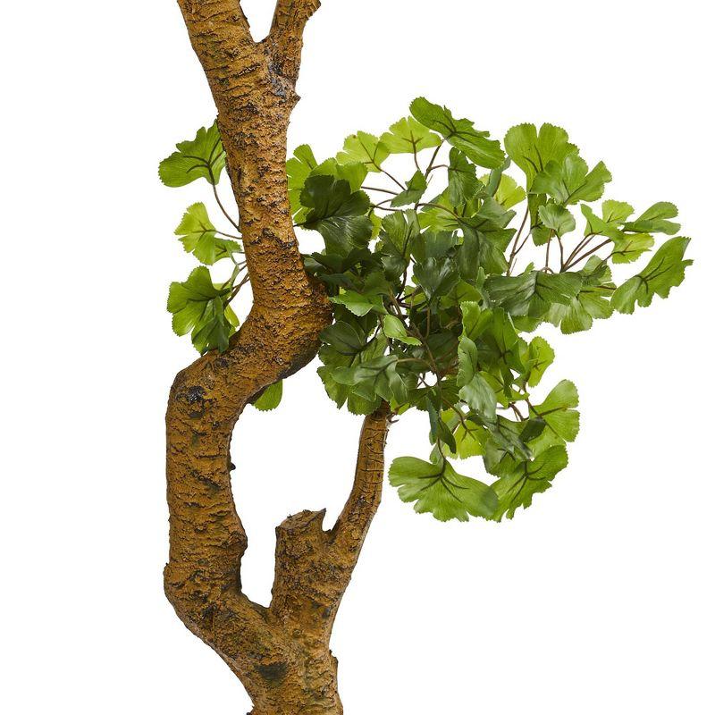 6ft Jingo Artificial Tree - Nearly Natural: UV-Resistant, Indoor/Outdoor, Potted