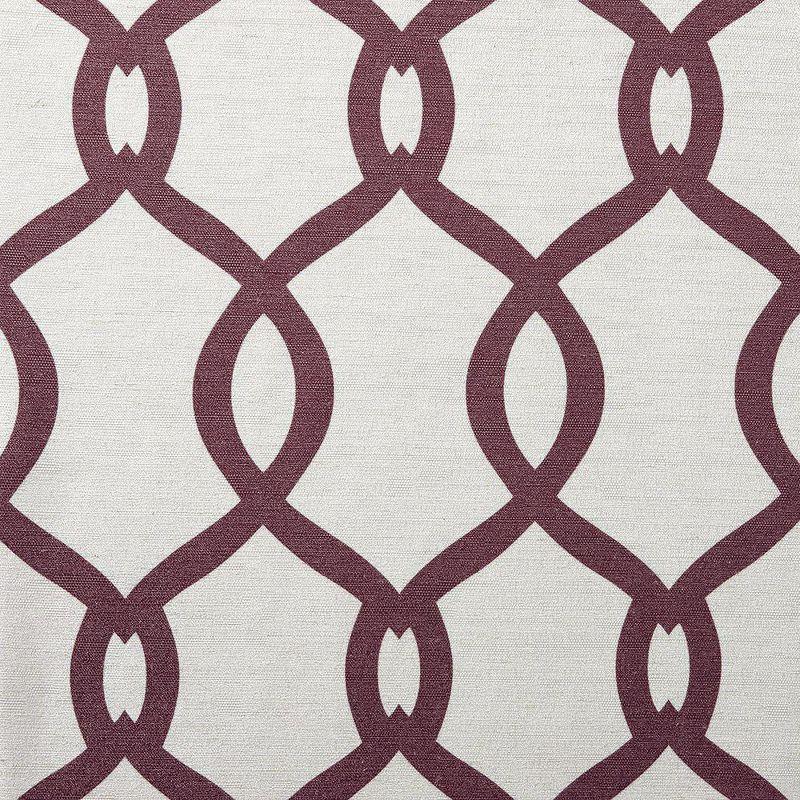 EXCLUSIVE HOME Kochi Light Filtering Linen Blend Grommet Top Curtain Panel Pair, 54"x96", Burgundy