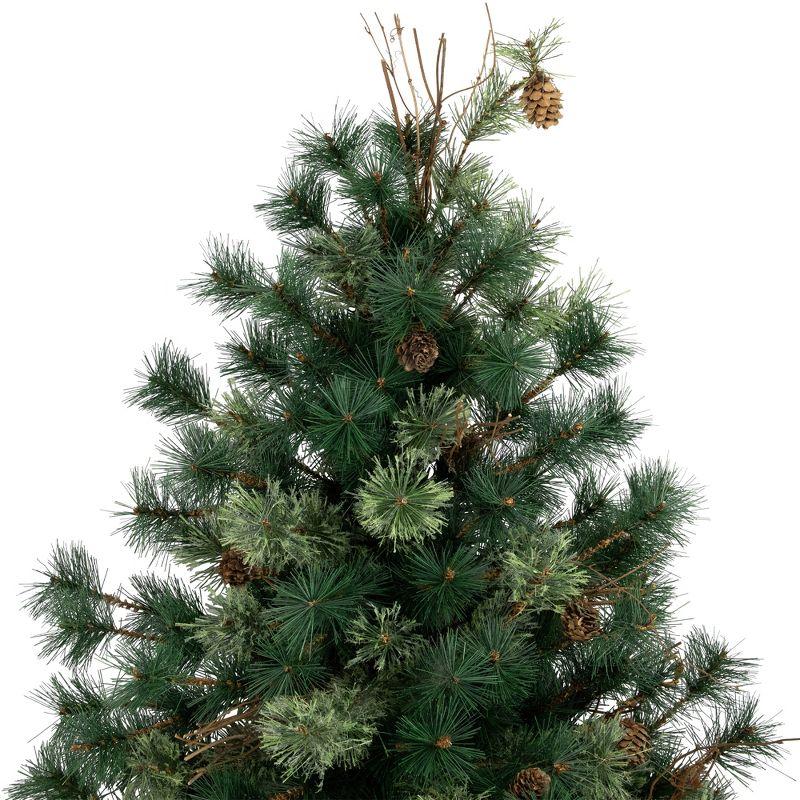 Northlight Country Mixed Pine Artificial Christmas Wall or Door Tree - 4' - Unlit