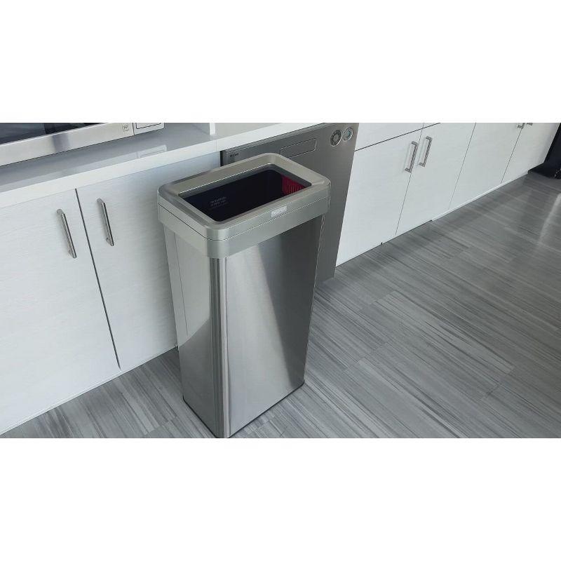 iTouchless Deodorizer Stainless Steel Trash Can