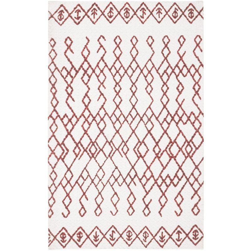 Cedar Brook CDR501 Loomed Indoor Runner Rug - Ivory/Rust - 2'3"x6' - Safavieh