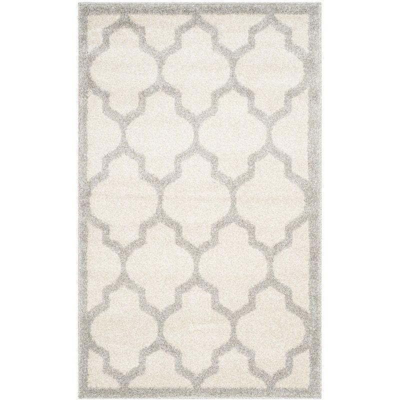 Amherst AMT420 Power Loomed Indoor Accent Rug - Beige/Light Grey - 2'6"x4' - Safavieh