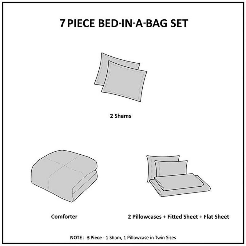 Madison Park Essentials Jaxon Comforter Set with Bed Sheets