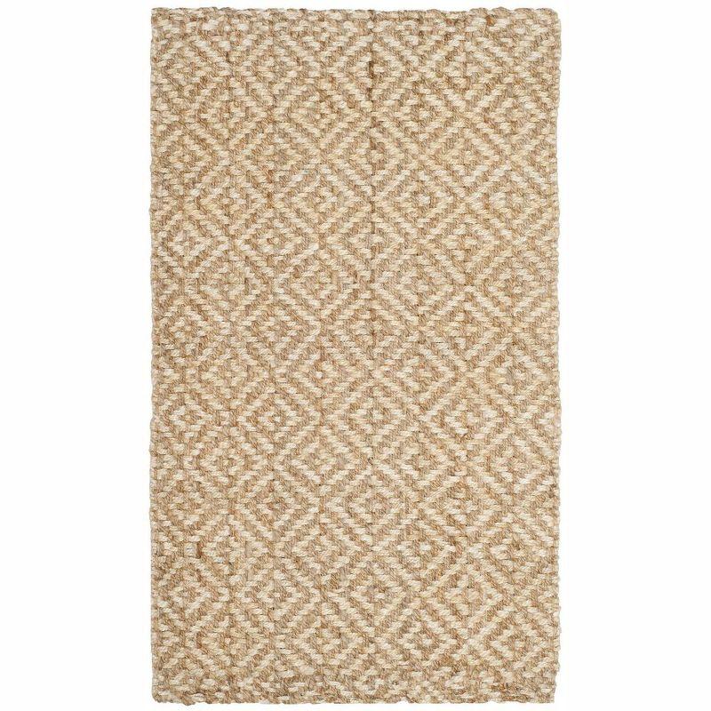 Ivory Natural Hand-Woven Jute & Sisal 3' x 5' Area Rug